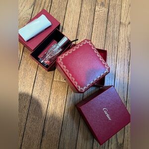 Authentic Cartier jewelry box and cleaning kit